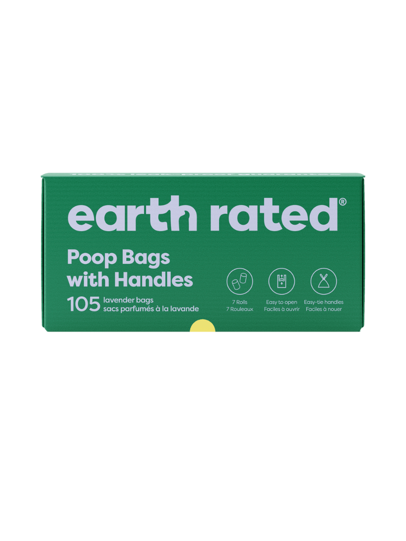 Dog Poop Bags With Handles on a Roll J2
