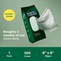 Dog Grooming Wipes - Hypoallergenic Wipes for Paws, Body & Bum | Gentle Daily Cleaning